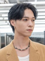 フィフス 栄(fifth)&nbsp;再現性◎刈り上げないセンターパート×毛流れフェザーパーマ
