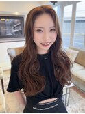 【Louvre】ウェーブロング/海外風スタイル/センターパート
