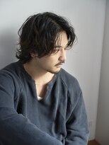 クオル 立川(QOL)&nbsp;ニュアンスセンターパートニュアンスパーマ刈り上げメンズパーマ