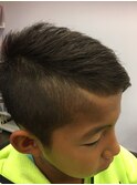 キッズ×サッカー小僧バーバーカットそり込み