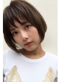 【デパール 】イメチェン外ハネボブ美髪ワイドバング