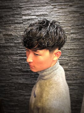 プレミアムバーバー 原宿店(PREMIUM BARBER produce by HIRO GINZA) ソフトスパイラル×ツーブロックマッシュ/バーバー原宿/渋谷