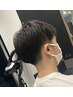 《メンズ限定》頭皮クレンジングシャンプー付カット＋眉カット￥６５００→