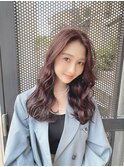【salon de MiLK 原宿】韓国風ウェーブ×ピンクラベンダー