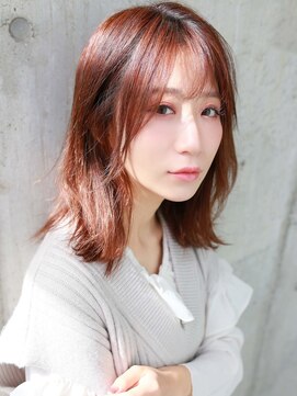 ドーチェ 池田店(DOCHE) ピンクブラウン×ミディアムスタイル