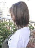 #外ハネボブ#切りっぱなしボブ#アッシュグレージュ#吉祥寺