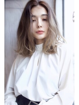 グランアージュ 船橋南口店(grandage) 大人可愛いバレイヤージュ/ダブルカラー[ファイバープレックスm5