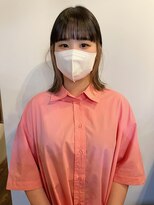 ロティー(loty)&nbsp;【hono】ぱちっとワイドバング×インナーカラー[ことりベージュ]