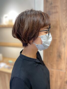 リミックス 南国店(remix) イルミナアンバー　大人ショート