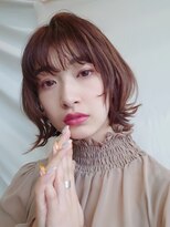 マノハル(MANOHARU)&nbsp;【マノハル スタイル】ココアベージュ×ボブウルフ