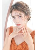 ルーズさが可愛い♪シニヨンヘア