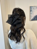 マリン(Marine)&nbsp;20代30代パーティーヘアセットアレンジハーフアップ