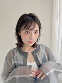 前髪/マチルダボブ/ピンクベージュインナー/グレージュ[甲府駅]
