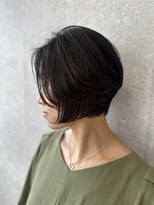 アース クロスガーデン川崎店(HAIR&MAKE EARTH)&nbsp;レディース_ショート_ブラウン_大人_30代_40代_小顔