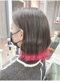 ベージュピンク　くすみピンク　ビビッドピンク