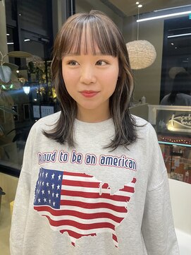 スニュウ(snuw) 【snuw mina】インナーカラー/インナーシルバー