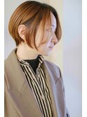 サロンワーク×ナチュラルショートボブ
