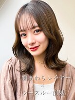 大人美人アッシュオリーブショコラアッシュ韓国ヘアモテ髪