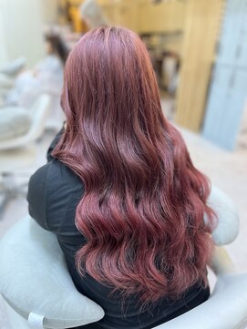 クラン ヘアーアンドスタジオ(CLAN hair & studio) ピンクカラー