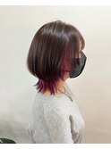 ショートウルフ×インナーヴァイオレット
