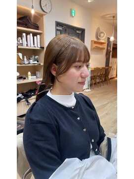 スイート ヘアデザイン(Suite HAIR DESIGN) 【顔周りカットSayaka】ブリーチなし○ベージュブラウン