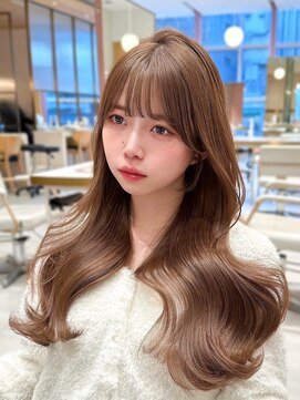 アマトウキョウ アユンチェ(AMA TOKYO×AYUNCHE) 韓国スタイル/ナチュラルくびれヘア_くびれ巻き_レイヤーカット