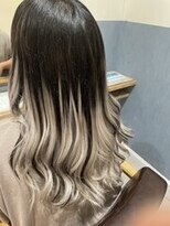 アース 霧島国分店(HAIR&MAKE EARTH)&nbsp;ちょう簡単バレイヤージュ風エクステ