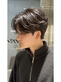 (梅田/大阪)　センタパ-ト×曲がる縮毛矯正　韓国メンズヘアー
