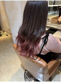 プチグラデーションピンク