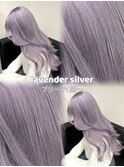 13518ブリーチ＆ダブルカラー韓国レイヤーラベンダーパープル