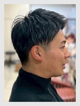 クリアオム 春日部(CLEAR homme) メンズ 爽やかビジネスショートスタイル ソフトツーブロック