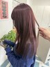 キレイ女子の艶髪◎カット+イルミナカラー＋髪質改善トリートメント￥15000