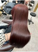 顔型別ヘアスタイル特集 /チェリーブラウン /ミニウルフ/北九州