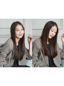 最新の還元トリートメント導入！ふくらむ髪もするんとまとまるストレートヘアに♪驚くほど変わる髪質に感動