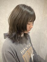 髪きる、ところ。 北24条店 ウルフレイヤー/ミディアムウルフ/韓国ウルフ/エンドカラー