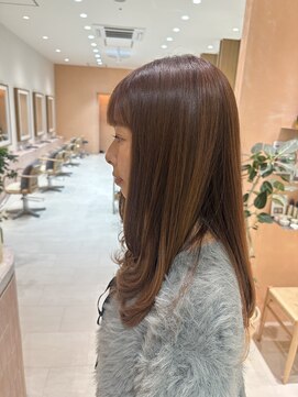 レイヤー/ココアブラウン/ツヤ髪