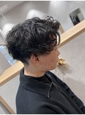 メンズカット　無造作シャドーパーマ