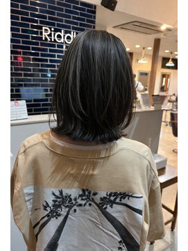 リドル ヘアー 駒生店(Riddle HAIR) ミディアムウルフ×ハイライト