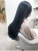 ◆ブルーブラックでみんなと違う黒染めカラー
