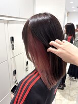 ケンジ 平塚 アネッタ(KENJE annetta) 【インナーカラー】ピンクブラウン×ピンクベージュ