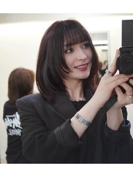 ザ レリック 原宿店(THE Leric.) ミディアムレイヤー/チェリーブラウン