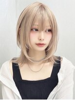 イル プラス 原宿(iLe.+)&nbsp;ブリーチカラー/レイヤーカット/ウルフカット/ダブルカラー