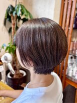 ヘアリゾート粋 ティガ 池袋店(tiga)&nbsp;大人ショート/チョコレートブラウン/艶髪