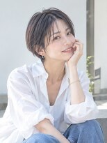 ドット ヘアー(dot.hair)&nbsp;ハンサムショート / 暗髪カラー / 束感ショート