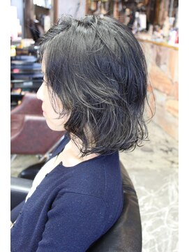 オーバーキャプテンネイキッド(OVER CAPTAIN NAKED) ナチュラル清楚系ボブパーマ(人気のAirwave)