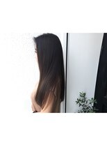 アン ヘア デザイン(un hair design)&nbsp;【　un  】ロング×ダークアッシュ×オッジィオット