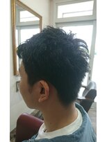 ヘアーアンドアイラッシュ チェイン(HAIR&EYELASH CHAIN)&nbsp;王道のソフモヒベリーショートをキメ過ぎない”ラフな感じ”に