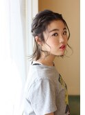 シルバーグラデーションボブ☆アレンジ