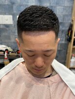 銀座マツナガ 神田店&nbsp;ツーブロック短髪フェード大人ツヤ感クール刈り上げ