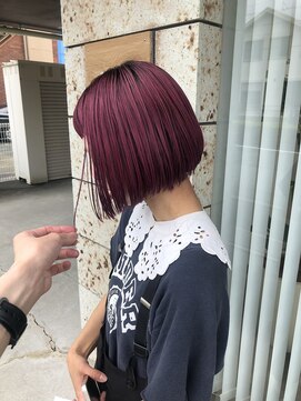 シンス(Since) バイオレットピンク×ボブ　　中村隆一